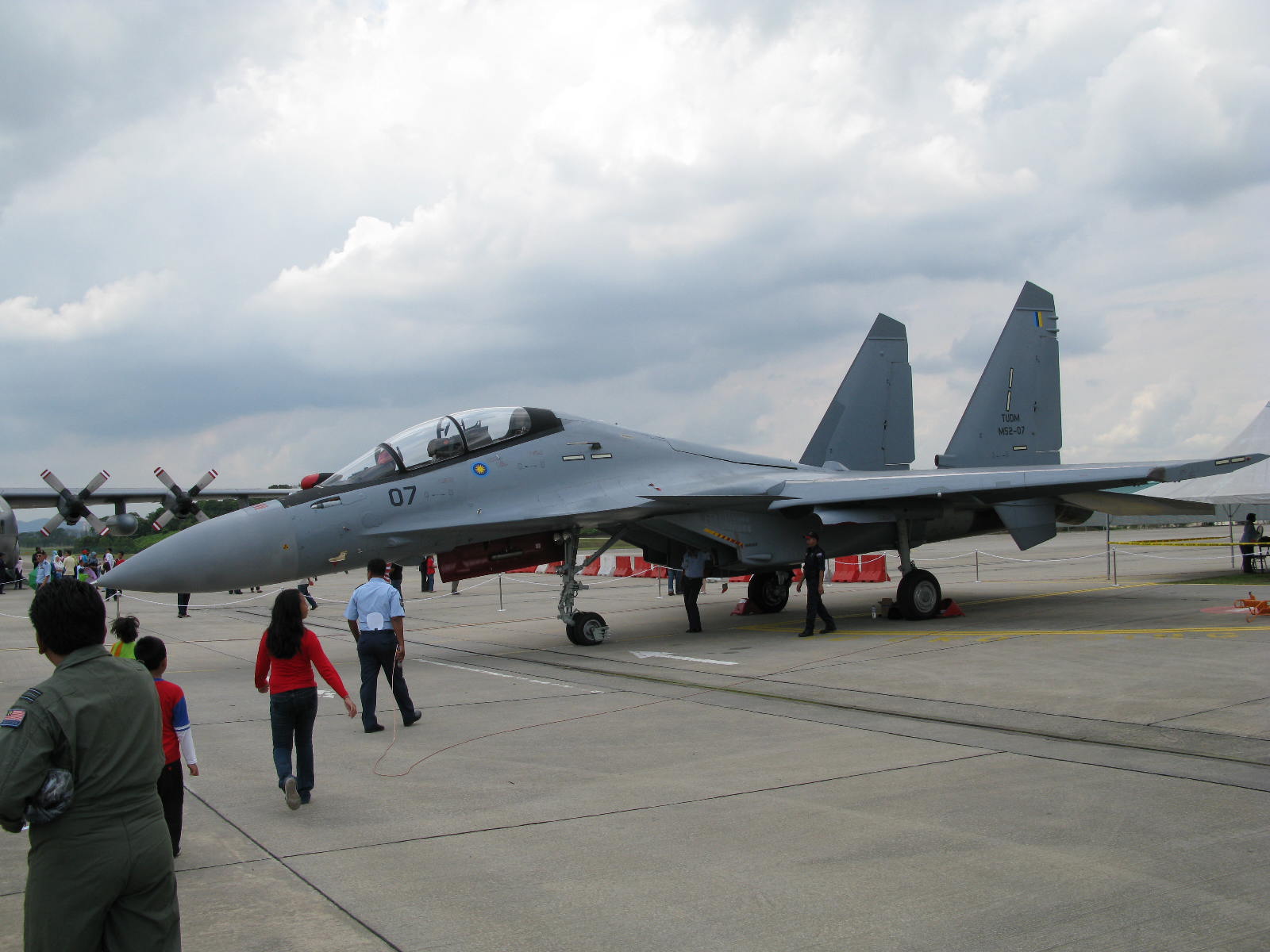 RMAF Sukhoi M52-07 displayed in 2008.
