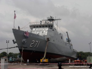 PCU Gagah Samudera, prior to her launch.