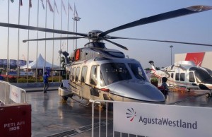 One of Weststar AW189 displayed at LIMA 2015.