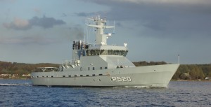 HDMS DIana of the Royal Danish Navy. 