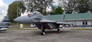 RMAF MiG-29N M40-11 at Kuantan air base in 2014.