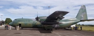 Hercules M30-04 from the 14th Squadron. Although her green camo is chipping away in some areas, 04 probably had undergone a refit recently.
