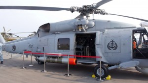 RSAF Sikorsky S-70B Seahawk helicopter. Note the drum for the dipping sonar