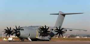 RMAF first A400M M54-01 out of the paint shop. Airbus photo