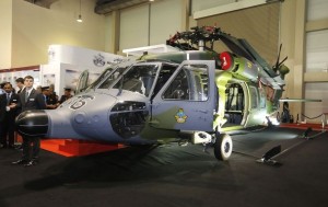 RBAF new S-70i Blackhawk on display at BRIDEX 2014. Brunei Times.