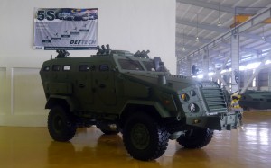 Deftech MRAP as seen at the Deftech plant in Pekan late 2014. Malaysian Defence