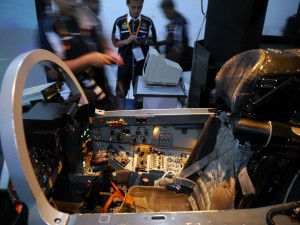 The Mig-29 simulator that was developed in-house by RMAF. This is the basic cockpit procedural trainer.