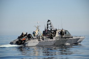 A Mark V SOC launching a ScanEagle UAV. US Navy picture