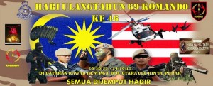 VAT 69 Open Day poster. PDRM picture