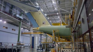 MSN36 or M54-03 undergoing manufacturing when Malaysian Defence visited the A400M FAL in late October, 2015