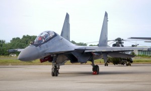 Lucky 13. Sukhoi SU-30MKM M52-13, a rarely seen aircraft.