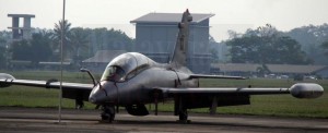 One of the Pulatibang 3 MB-339CM seen at the Kuantan airbase on June 1, 2015.