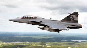 Saab Gripen NG prototype.