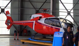 RMAF first EC120B. It will soon carry the M102-01 serial number.