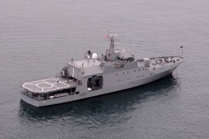 A possible contender for the MMEA OPV programme, a Fassmer 80 OPV design. Chilean Navy Comandante Policarpo Toro OPV. Chile Navy