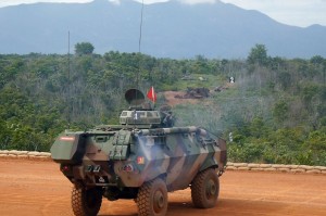 A RAD Condor in action at the Army Firepower Demonstration in Gemas, last year.