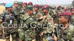 PAC soldiers at the recent Cobra Gold Exercise in Thailand, recently. Markas Angkatan Bersama picture.