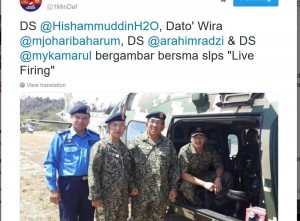 Screenshot of 1Mindef tweet.