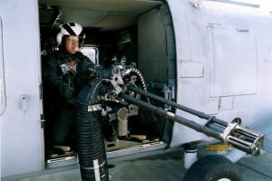 General Dynamics Ordnance GAu-19B mounted inside a cabin of a Blackhawk. Internet