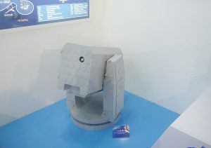 FL-3000 CIWS launcher displayed at DSA 2016.