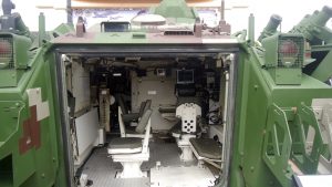 The inside of the ACV300 Command Control enabled for NCO.