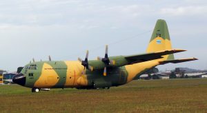 Botswana Defence Force C130B Hercules returning to the Airod hangar in Subang after an engine check. The aircraft has returned to Botswana last week after undergoing maintenance at Airod. The last time it came for maintenance at Airod was in 2008. 