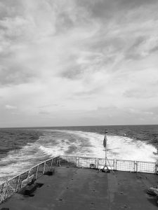 Gagah Samudera at speed during her sea trials. Via Nazir Darus, Twitter