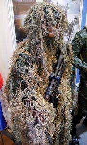A PNP Special Forces sniper with a Savage bolt action rifle.