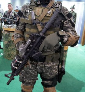 A Filipino Army Special Forces operator with a Colt M4A1 Carbine.