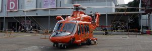 An AW139 of Basarnas, the Indonesia national SAR agency. This was the first non-Airbus helicopters to be procured by an Indonesian government agency for sometime.