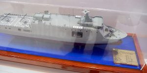 The model of the MRSS displayed at the PT PAL booth.