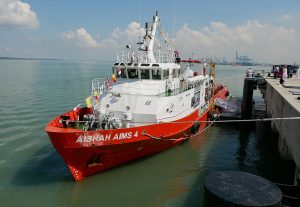 MV Aishah AIMS 4, the new hydrographic platform of the RMN.