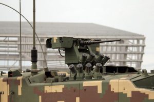 Rogue RWS with a 12.7mm machine gun on an ACV Gempita.